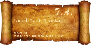 Tarnóczi Aranka névjegykártya